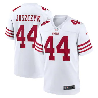 mens nike kyle juszczyk white san francisco 49ers player ga